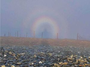 Supporting image for story: ‘Speechless’ hiker spots rare Brocken spectre weather phenomenon in Snowdonia