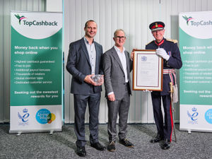 Supporting image for story: Queen's Award presentation