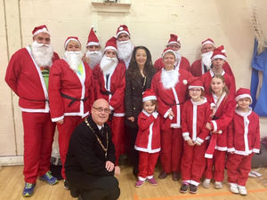 Supporting image for story: Shropshire Santa run raises £1,400 for Leukaemia Care