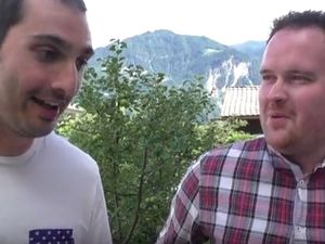 Supporting image for story: Wolves Blooper: Nathan Judah and Tim Spiers lose it during daily video