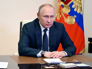 Supporting image for story: Vladimir Putin says he backs talks but Ukraine must comply with Russia’s demands