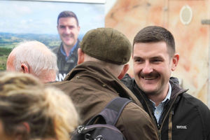 Brecon and Radnorshire Senedd Member James Evans speaking to local constituents. The Welsh Conservatives set out a range of clear, ambitious plans to revive Wales’ agricultural industry at the fair including a £100m boost to the farming budget., a campaign to axe the Family Farm Tax, replace the Sustainable Farming Scheme with a Food Security First scheme, a science-led TB eradication programme tackling TB in livestock and wildlife and new procurement rules to promote Welsh food and drink
