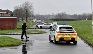 The scene of the shooting at Ketley Fields, Kingswinford. Photo: Tim Thursfield
