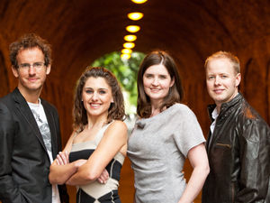 Supporting image for story: Quartet thrills audience in the church pews