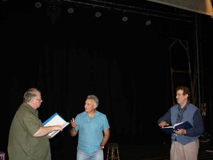 Supporting image for story: Rehearsals proving festive for Shakespeare's return to Ludlow