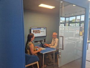 Five new meeting pods have been installed, picture: Shropshire Council