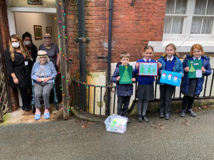 Supporting image for story: Children send cards to local care home