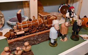 Toys and creative gifts were available to see