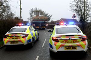 Police were at the scene