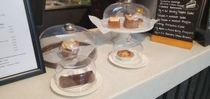 A large range of cakes and treats are on offer