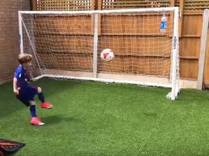 Supporting image for story: Watch: Telford kickboxer kid's football skills make him a video star

