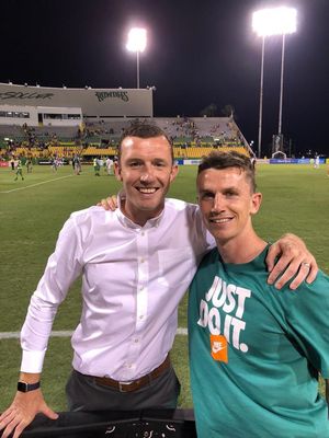 Collins has been joined across the pond by old team-mate Kevin Foley