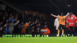 Matt Jarvis celebrates at Upton Park