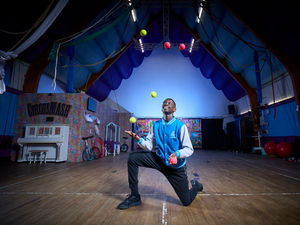 Supporting image for story: Black Country teenager Simeon juggles his way into the Guinness Book of Records