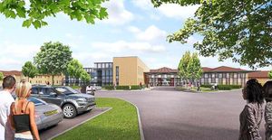 Artist's impression of how the Princess Royal Hospital could look