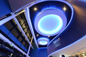 The eye-catching entrance