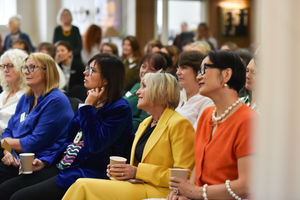 An attentive audience at the conference.