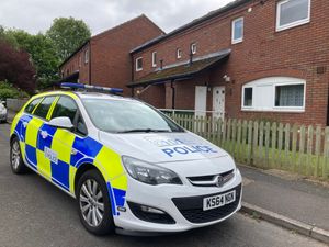 Police at the scene in Fowler Close, Wellington