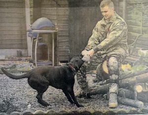 Ben with his dog Alfie