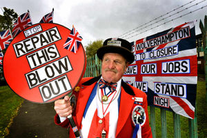 John Bull outside the plant