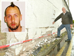 Supporting image for story: Banned: Drink-driver whose car crashed into Telford house had just been released from prison
