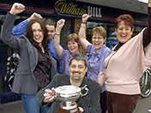 Supporting image for story: Regulars celebrate Festival win