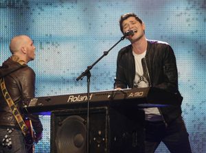 Supporting image for story: The Script pay tribute to late guitarist Mark Sheehan during Glastonbury set