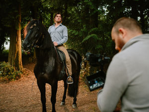 Supporting image for story: Equestrian performers put on thrilling ‘tail’ for Shropshire Virtual Show