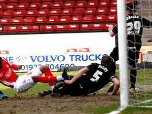 Supporting image for story: Gray happy to claim Walsall goal