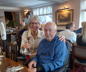 Graham with former colleague Jane