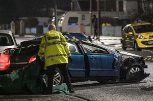 One woman was killed and another seriously injured when their car rolled over. Photo: SnapperSK