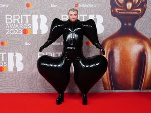 Supporting image for story: Designer behind Sam Smith’s Brits outfit debuts whimsical fashion collection