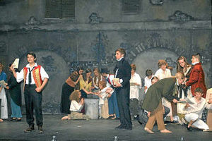Supporting image for story: Youngsters performing Les Miserables in Stafford