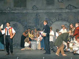 Supporting image for story: Youngsters performing Les Miserables in Stafford