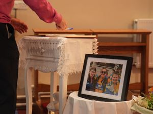 Supporting image for story: Prayer service held for mother and two children killed in shooting incident