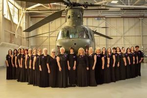Supporting image for story: Cosford Military Wives Choir comes to Wellington
