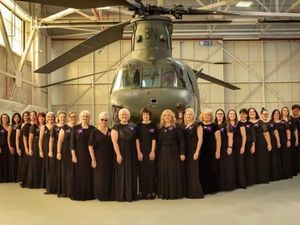 Supporting image for story: Cosford Military Wives Choir comes to Wellington