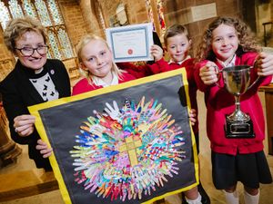 Supporting image for story: School pupils pick up honours in church art competition