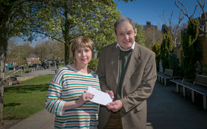 Jan Jennings of Richardson with Chris Westwood