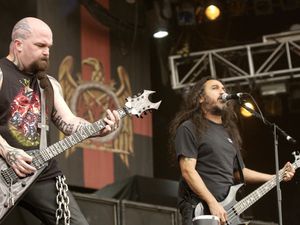 Slayer at the Download Festival in 2005