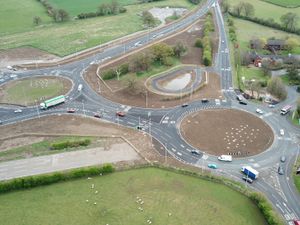 Mile End junction in Oswestry
