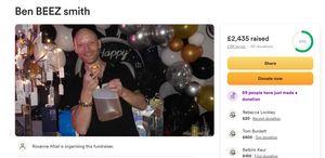 Ben Smith's GoFundMe page