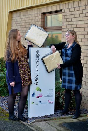 Lucy Grime and Victoria Scott-Ison of Shrewsbury-based A&S Landscape