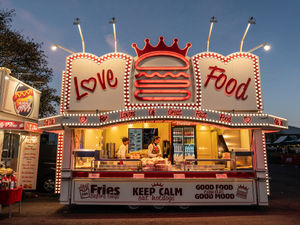 There was plenty of food on offer at the numerous stalls. Photo: Ian Knight / Z70 Photography