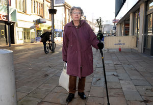 Joyce Perry said she missed being able to go to church and was feeling the effects of the new restrictions