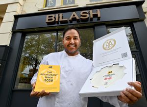 Mo Khan from Bilash restaurant is celebrating receiving yet another AA Rosette plate for culinary excellence.