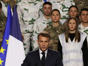 Supporting image for story: Macron unveils new French voluntary military service for 18 and 19-year-olds