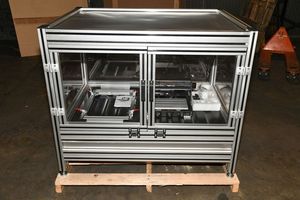 Dugs were found hidden in this laser machine