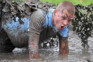 Supporting image for story: Muddy good fun as runners get filthy at Shropshire Mud Run - with video and pictures