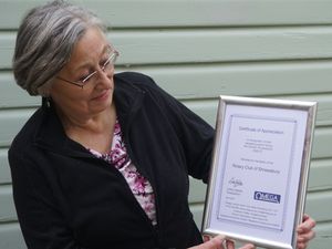 Supporting image for story: Charity sends certificate of appreciation for Rotary club's support